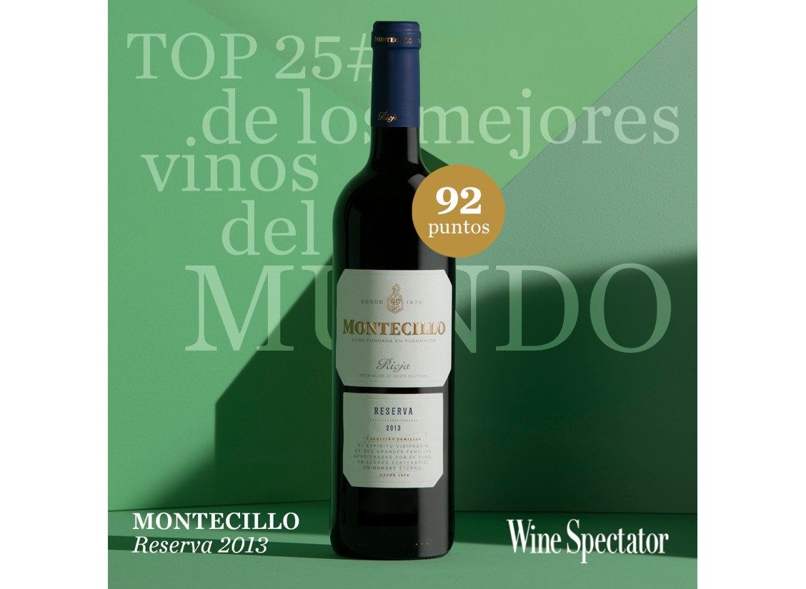 Montecillo Rioja Reserva 2013 incluido entre los 25 mejores vinos del mundo Montecillo Rioja Reserva 2013 incluido entre los 25 mejores vinos del mundo