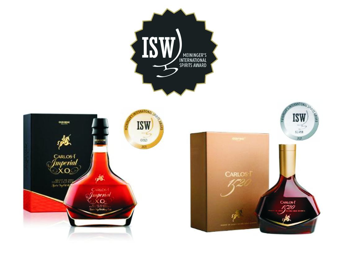 Carlos I, Medalla de Oro y Plata en los ISW Meininger Spirits Awards 2021 Carlos I, Medalla de Oro y Plata en los ISW Meininger Spirits Awards 2021