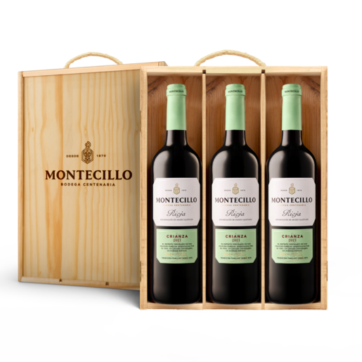 Estuche madera Montecillo Crianza 2021