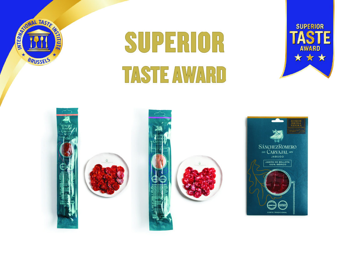 Sánchez Romero Carvajal, reconocida con el premio Superior Taste Award con 3 Estrellas de Oro por el prestigioso International Taste Institute Sánchez Romero Carvajal, reconocida con el premio Superior Taste Award con 3 Estrellas de Oro por el prestigioso International Taste Institute